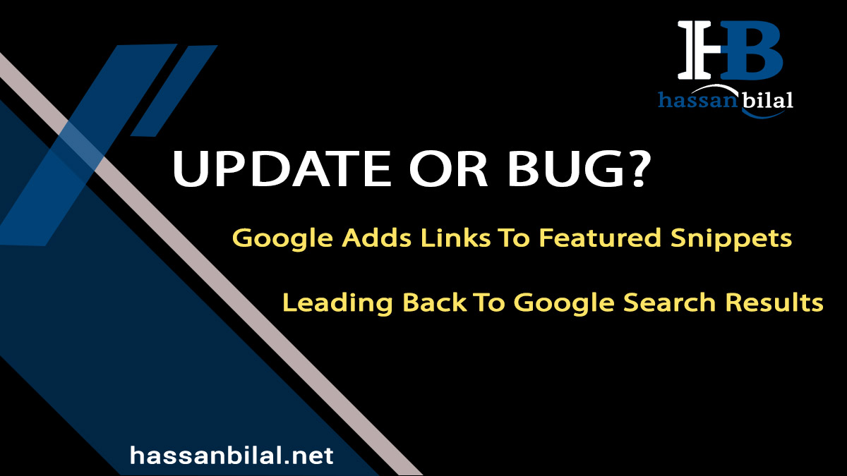 Google Bug or Update