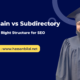 Subdomain vs Subdirectory